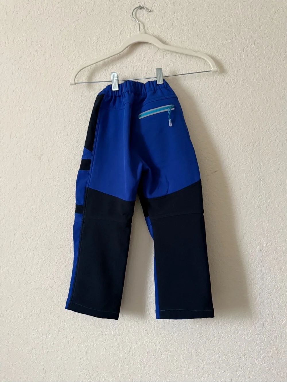 Kids Blue and Black Outdoor Pants